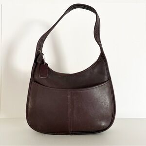 Coach 9033 Vintage Leather Dark Chocolate Brown Mahogany Ergo Ergo Shoulder bag